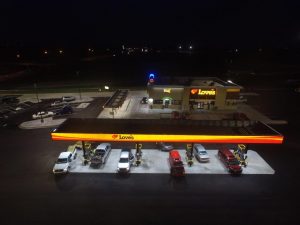 Loves Hutchinson KS Close Out Aerial Night 001